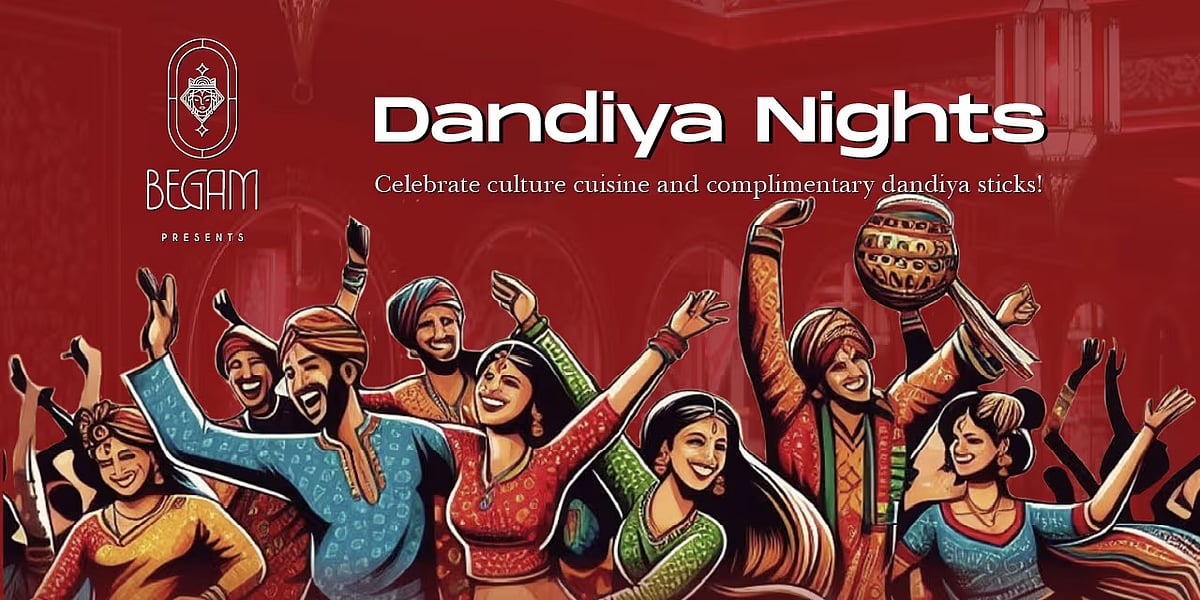 Dandiya Nights at Begam poster.