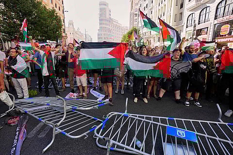 Spain Cycling La Vuelta