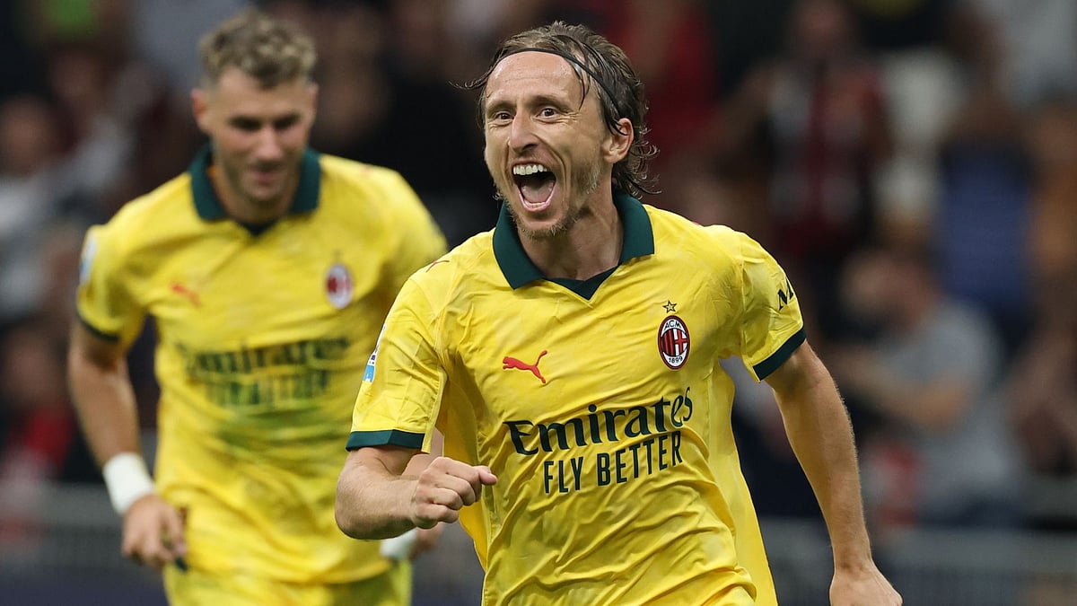 Modric scored in the week he celebrated his 40th birthday