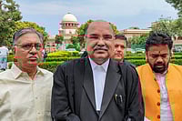 PTI : New Delhi: Advocate Barun Sinha speaks with the media after the Supreme Court put on hold several key provisions of the Waqf (Amendment) Act, 2025, but refused to stay the entire law, at the court complex in New Delhi, Monday, Sept. 15, 2025.