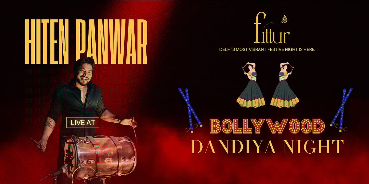 Bollywood Dandiya Night with Hiten Panwar at PSOI Club poster.