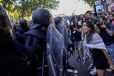 Spain Cycling La Vuelta