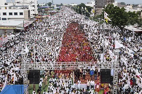 Banjara community protest in Jalna