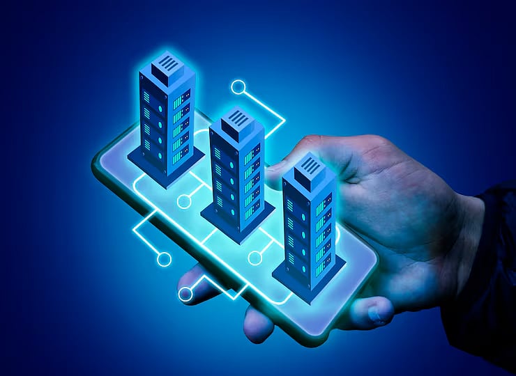 Decentralized Finance Platforms on a futuristic digital tablet