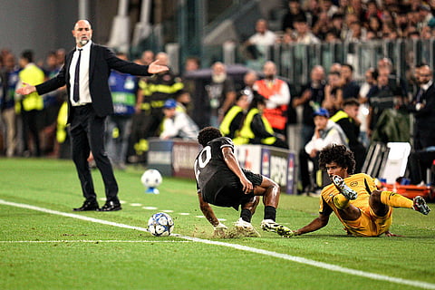 Champions League Soccer Match: Borussia Dortmund vs Juventus