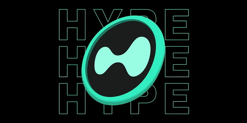 Aqua logo with HYPE text repeated in background on black