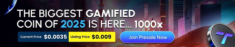 Tapzi token presale ad highlighting 1000X potential