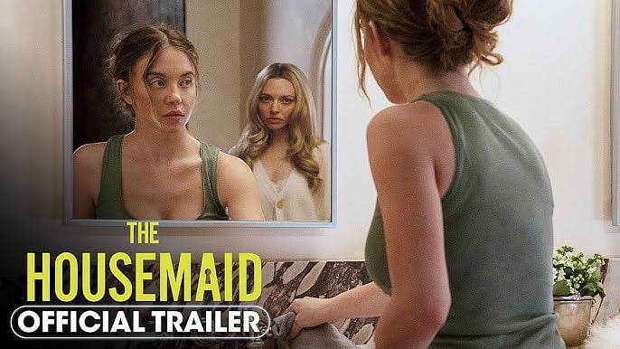 Sydney Sweeney and Amanda Seyfried in The Housemaid trailer  - YouTube