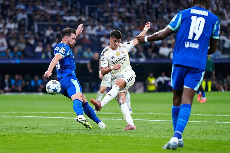 Spain Soccer Champions League: Real Madrid vs Olympique Marseille