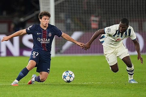 Champions League Soccer Match: Paris Saint-Germain vs Atalanta