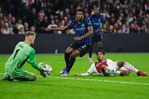 Champions League Soccer Match: AFC Ajax vs Inter Milan