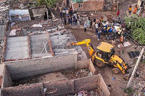 Demolition drive in Gandhinagar