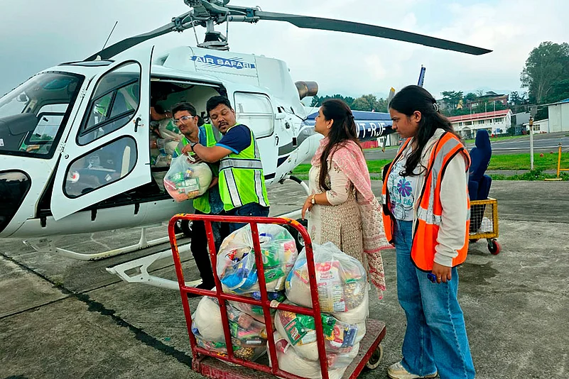 Ration for disaster-hit areas in Dehradun
