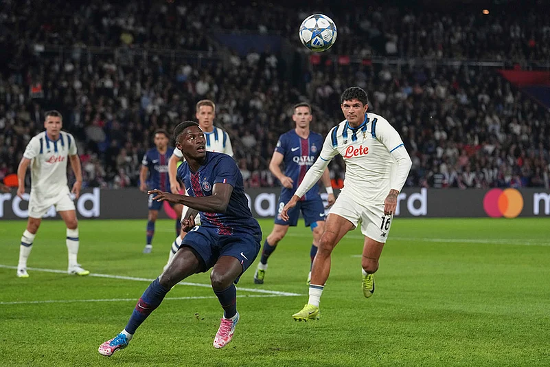 France Soccer Champions League: Atalanta vs Paris Saint-Germain