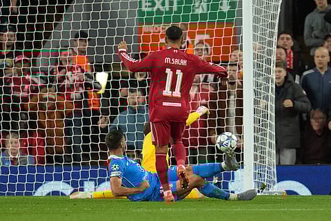 Champions League Soccer Match: Liverpool vs Atletico Madrid