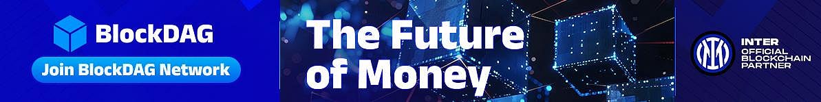 BlockDAG ad with tagline The Future of Money