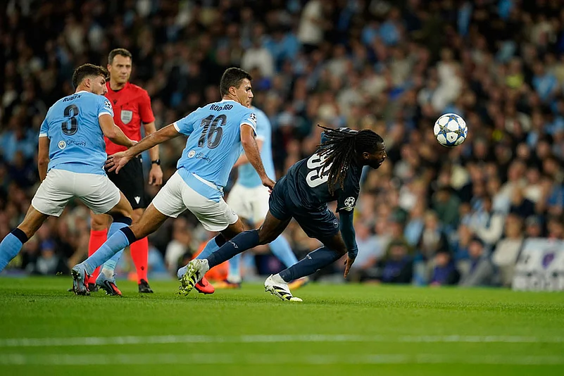 Britain Soccer Champions League: Manchester City vs Napoli