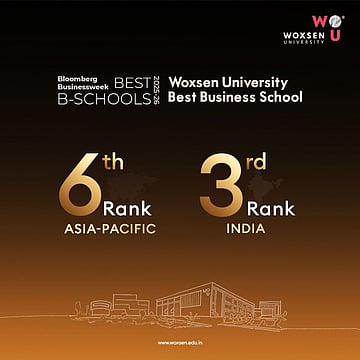 Woxsen University Excels In Bloomberg Asia-Pacific Business School Rankings 2025