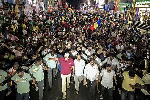 PMK chief Anbumani Ramadoss in Cuddalore