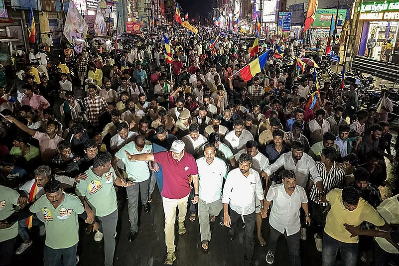 PMK chief Anbumani Ramadoss in Cuddalore