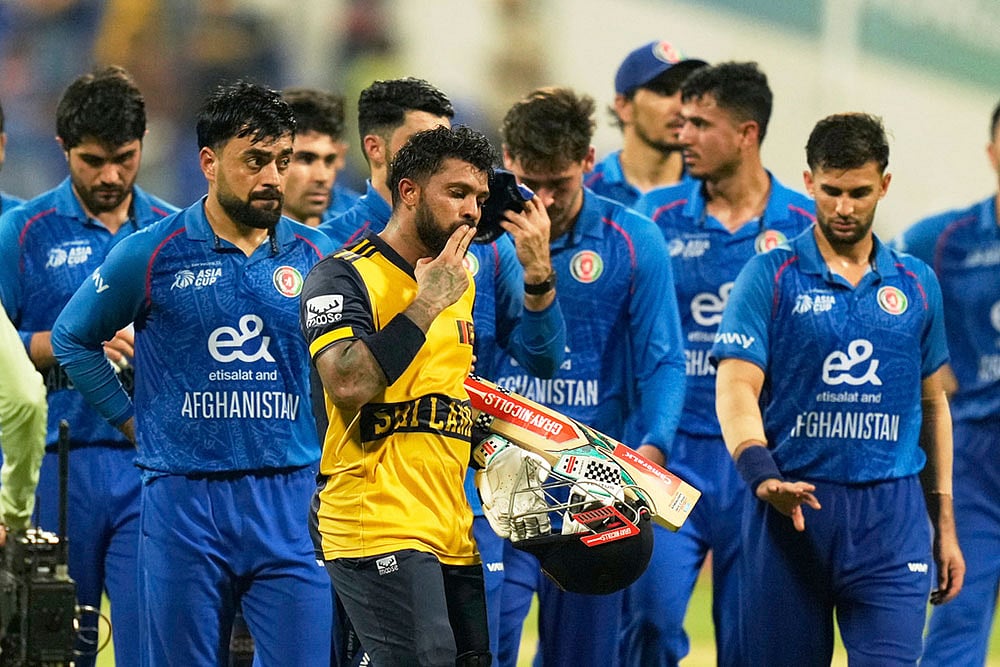 | Photo: AP/Altaf Qadri : Asia Cup T20: Sri Lanka vs Afghanistan