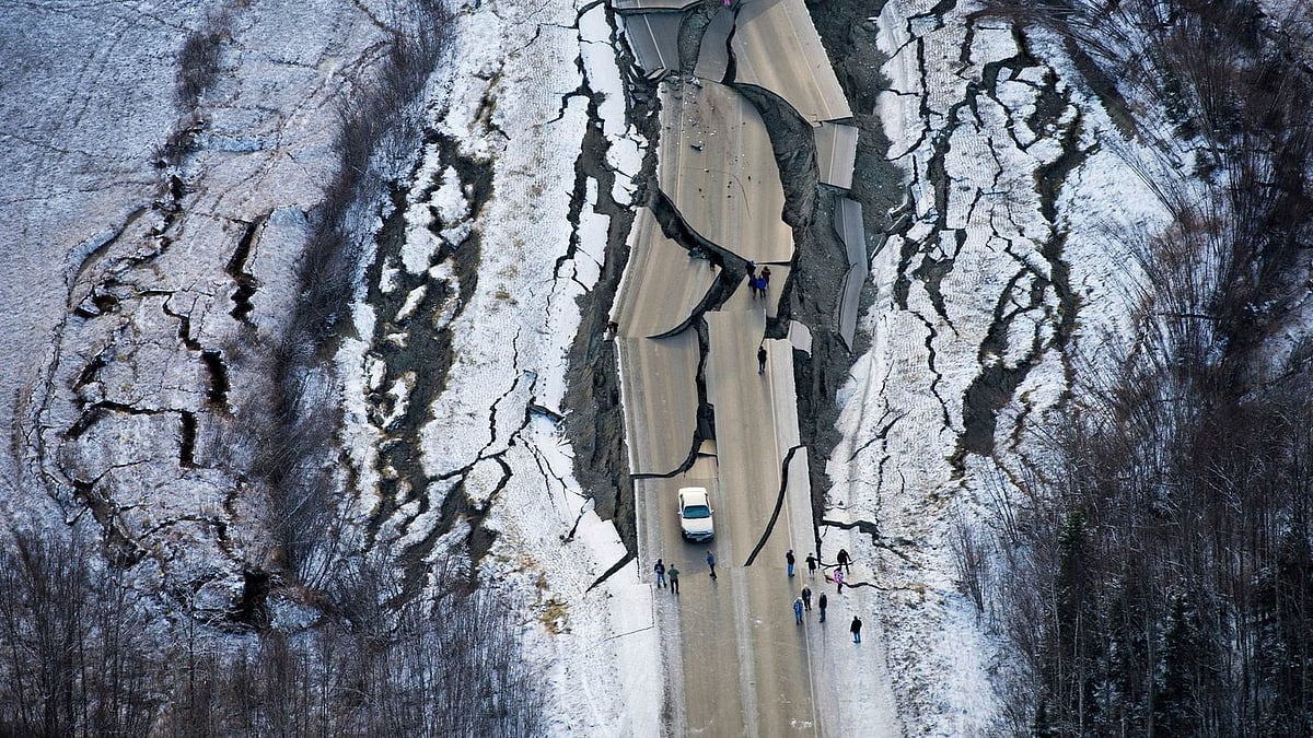 File Pic | : Powerful 7.8 Earthquake Hits Alaska Seas, Tsunami Warning Issued | representational image |