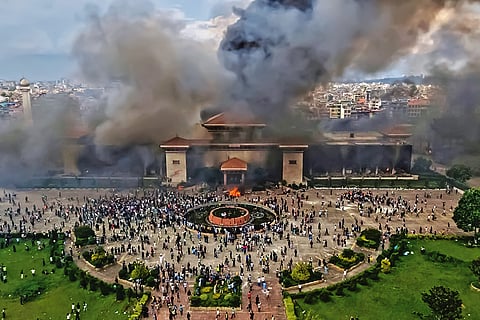 A Week That Was: Singha Darbar set on fire in Kathmandu