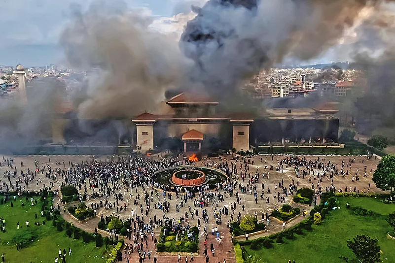 A Week That Was: Singha Darbar set on fire in Kathmandu