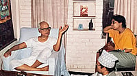 | Courtesy: Ruchira Gupta : Past Chapters: Ruchira Gupta with Nepalese political leader K.P. Bhattarai