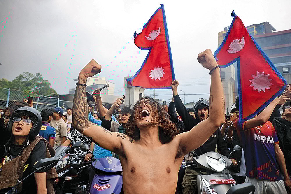 | Photo: Shutterstock : A Week That Was: Youngsters celebrate during the recent protests 