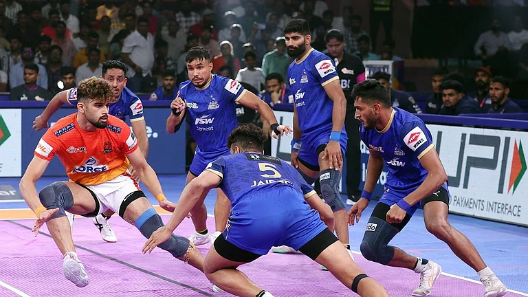 Puneri Paltan Vs Haryana Steelers, PKL 2025: A Glimpse from the Action. - PKL