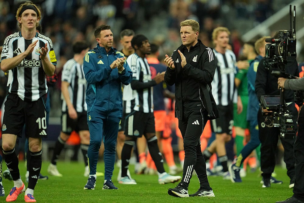 | Photo: AP/Jon Super : UEFA Champions League: Newcastle United vs FC Barcelona