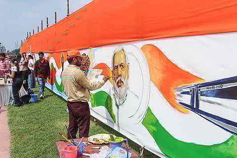 NDMC to attempt world record with 10-km-long live canvas painting at Kartavya Path