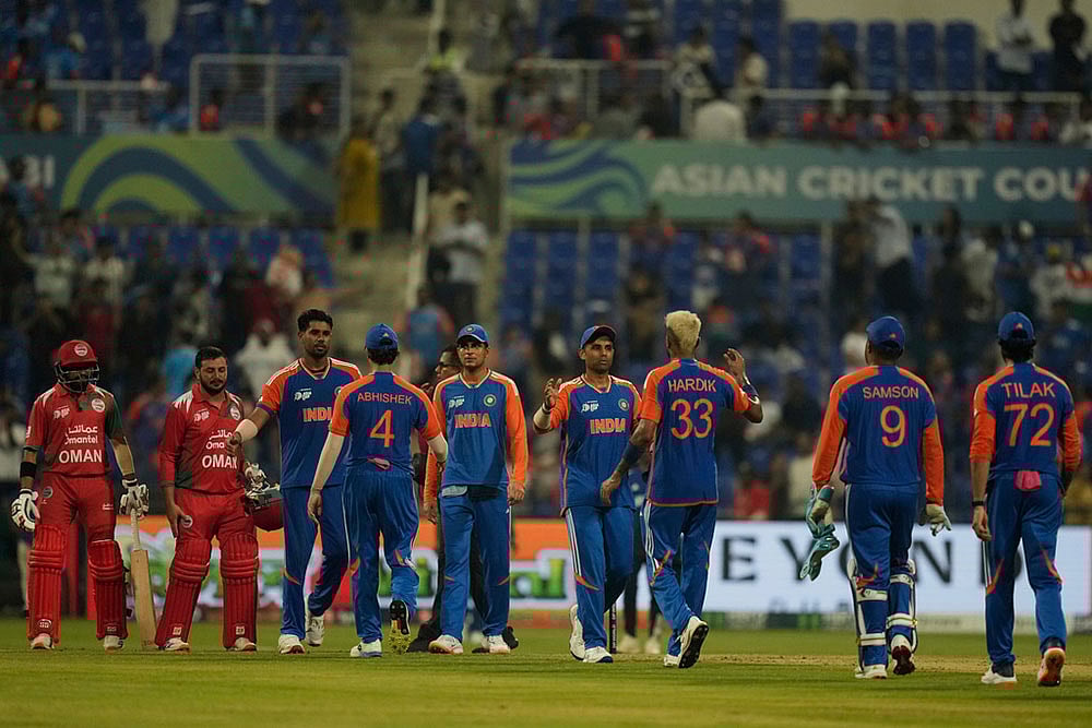 | Photo:AP/Altaf Qadri : Asia Cup T20: Oman vs India