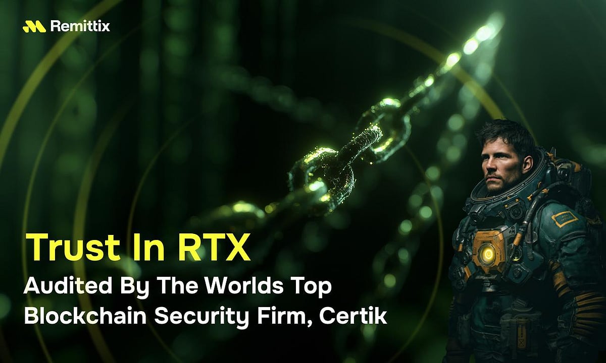 RTX project audited by Certik, featuring text and astonaut-like figure