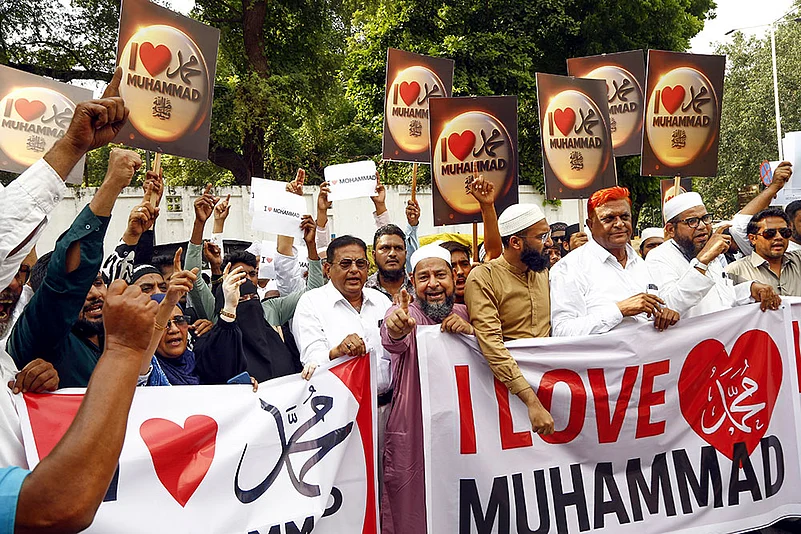 AIMIMs protest in Ahmedabad
