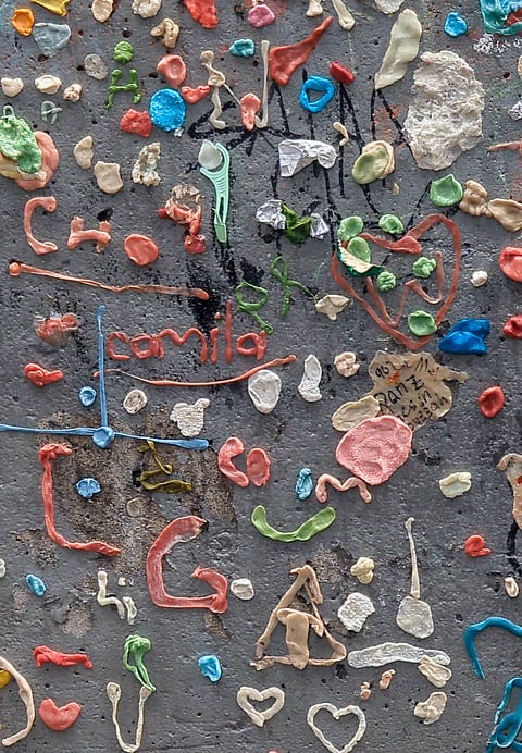 Gum wall