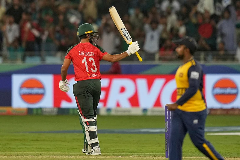 Asia Cup 2025 Super Four T20 match Sri Lanka Vs Bangladesh photos_ Saif Hassan