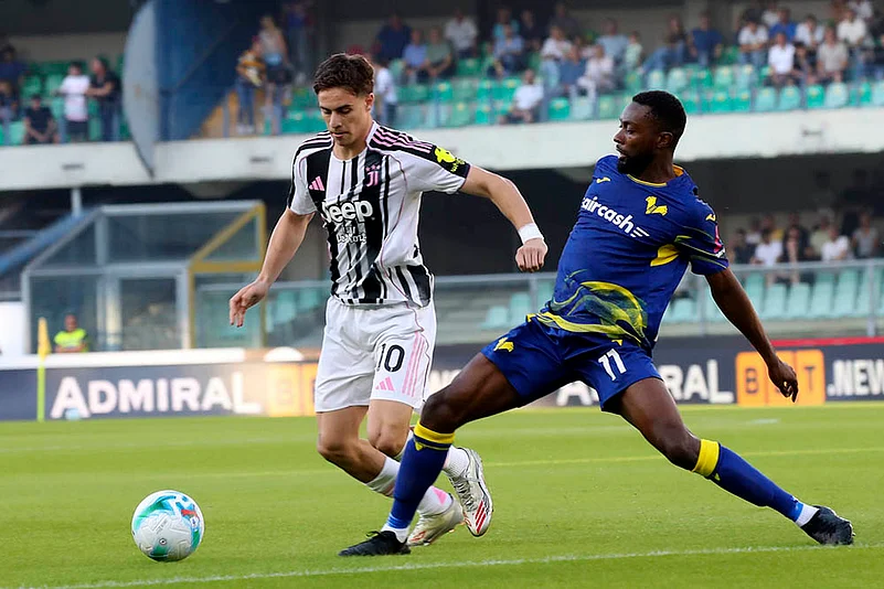 Italy Soccer Serie A 2025-26 Hellas Verona vs Juventus match pics_Kenan Yildiz