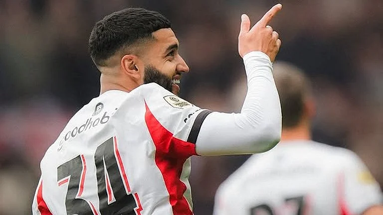 PSV Eindhoven's Ismail Saibari celebrates after scoring in the Dutch Eredivisie match against AFC Ajax on September 21. - | Photo: Instagram/psv