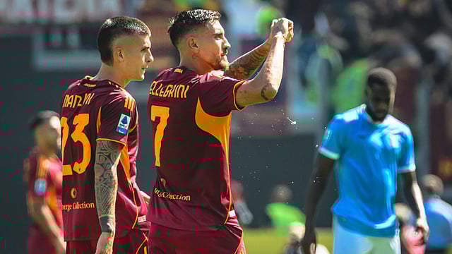 Lazio 0-1 Roma, Serie A: Pellegrini Seals Win In Feisty Derby Della Capitale As Belahyane, Guendouzi See Red