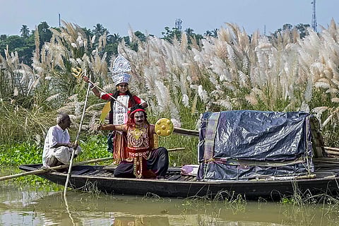 Durga Puja festivities in WB's Nadia