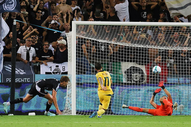 Italy Soccer Serie A 2025-26 Udinese Vs AC Milan match pics_Christian Pulisic