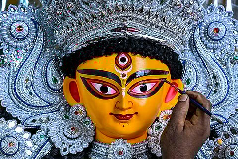 Durga Puja preparations