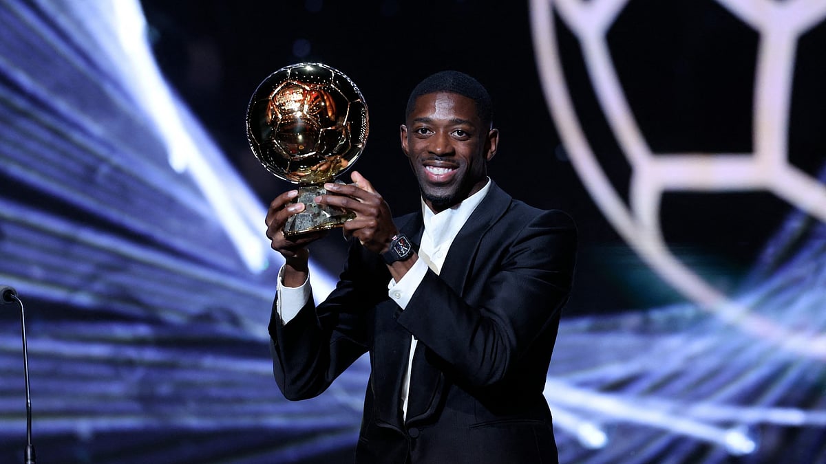 Ousmane Dembele won the Ballon d'Or