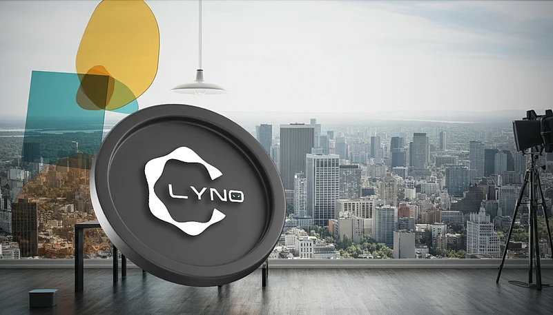 Banner showing LYNO logo against a city skyline background
