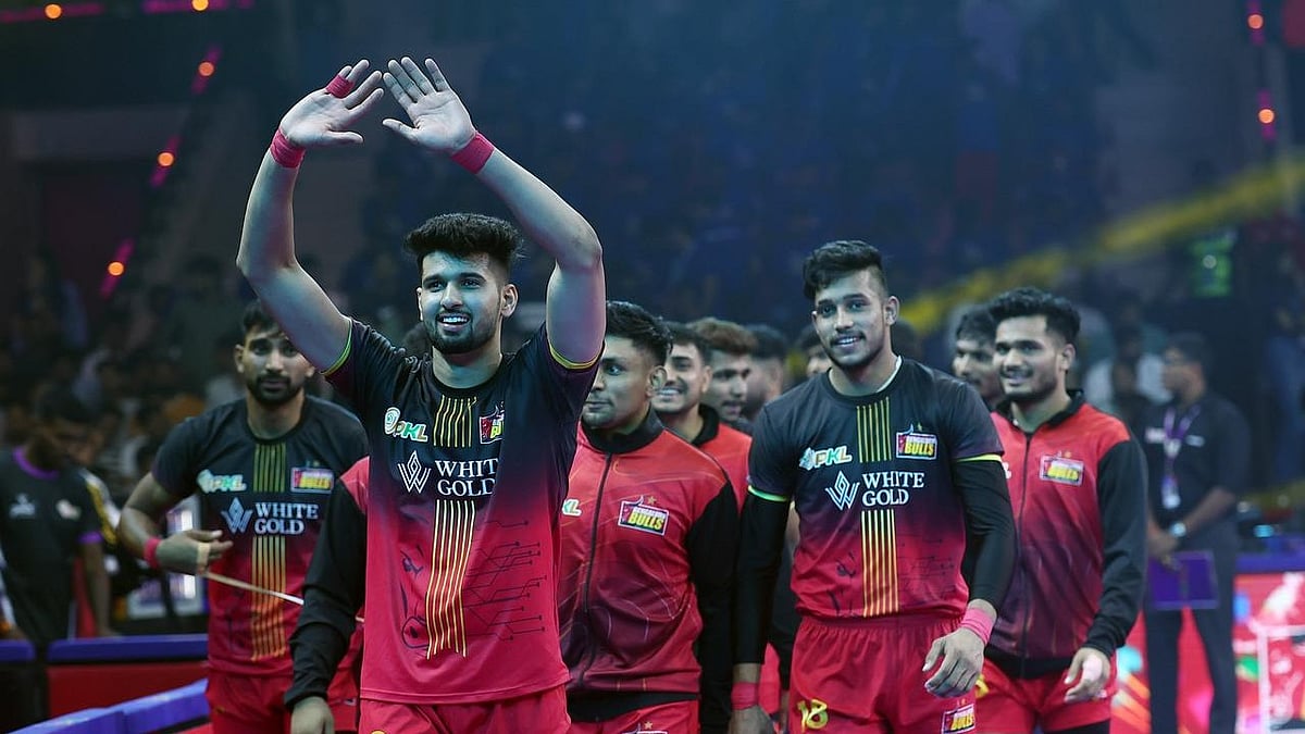 PKL : Gujarat Giants Vs Bengaluru Bulls, PKL 2025: Bulls celebrating their win.