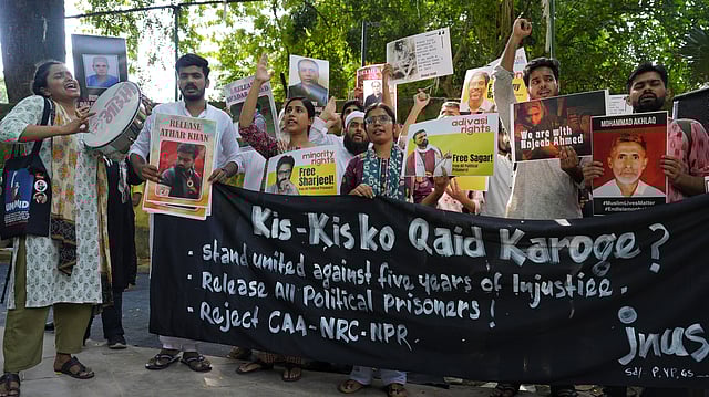 Rage And Resistance: Students And Civil Society Protest Demanding The Release Of Jailed Anti-CAA Activists