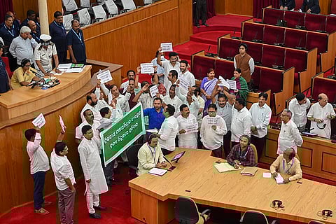 BJD Protest in Odisha Assembly