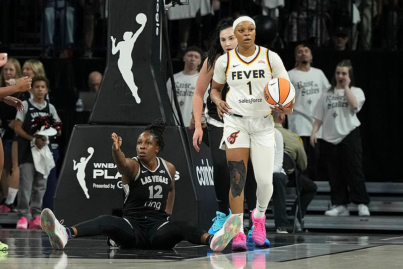 WNBA Playoffs Semifinals series, Game 1 Indiana Fever vs Las Vegas Aces_Chelsea Gray